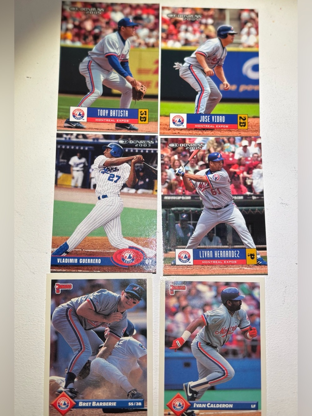 Montreal Expos Card Lot Vladimir Guerrero Jose Vidro Vintage MLB 11